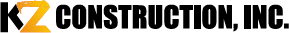 Logo for K2 Construction, Inc. Features the company's name in bold, black text, with 