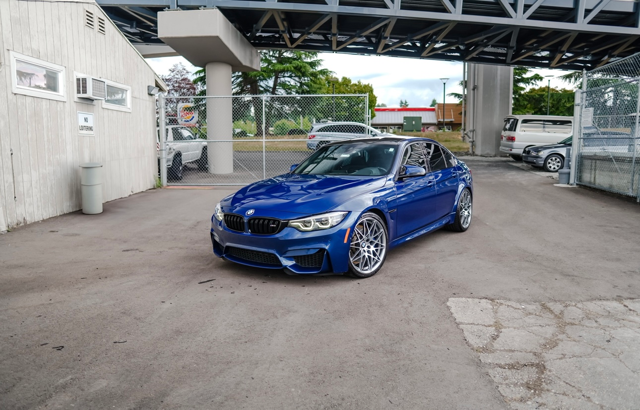 Blue BMW
