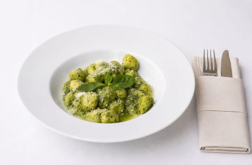 gnocchi con pesto