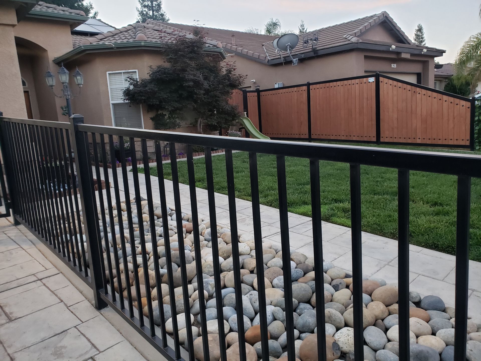 Ornamental Fencing — Black Iron Fence in Visalia, CA Ornamental Fencing — Black Iron Fence in Visalia, CA