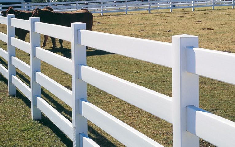 Wood Fencing — Vinyl Fence in Visalia, CA Wood Fencing — Vinyl Fence in Visalia, CA