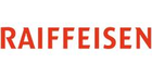 Raiffeisen-Schriftzug in roter Schrift.