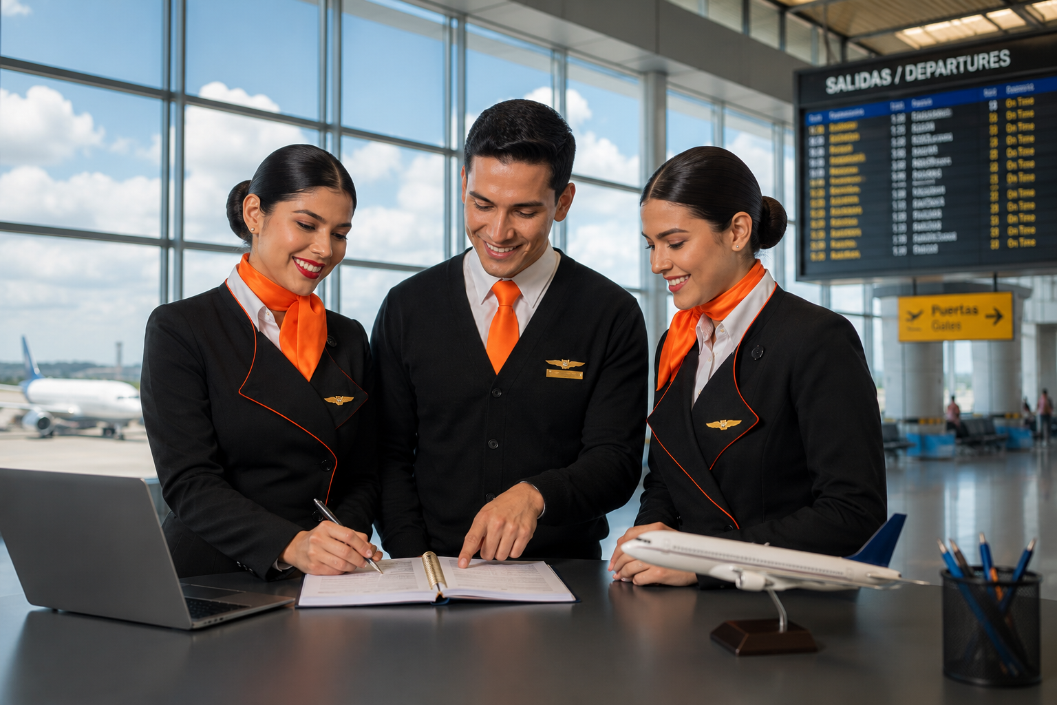 Donde estudiar auxiliar de vuelo bogota
