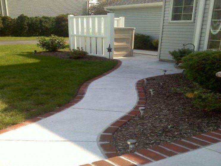 concrete walkway