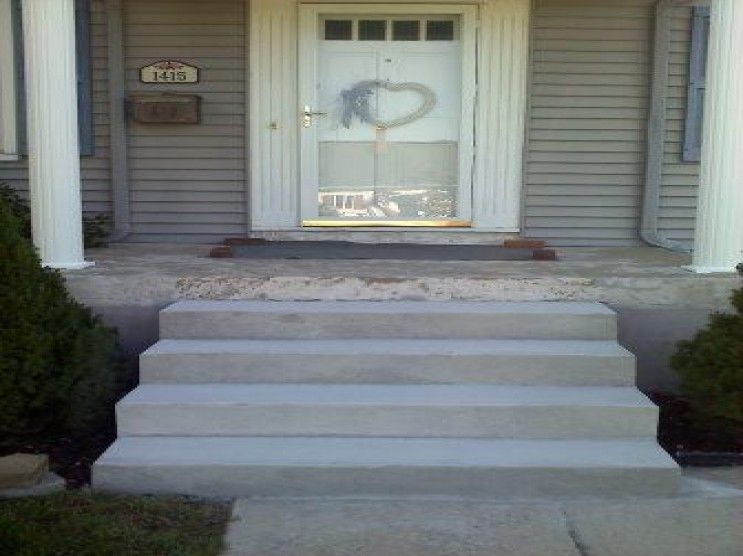 concrete steps