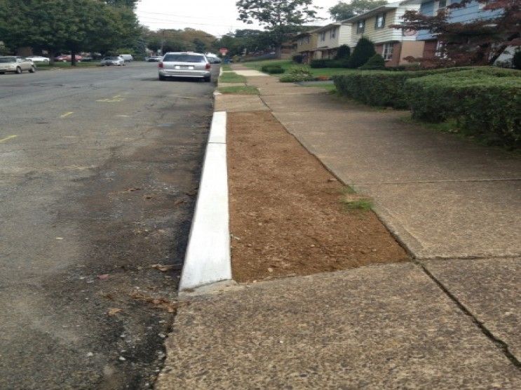 concrete sidewalk