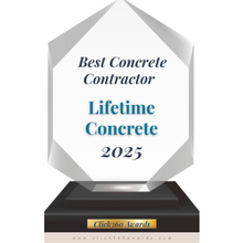 Best Concrete Contractor Award best concrete contractor award