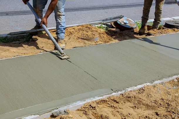 concrete sidewalk
