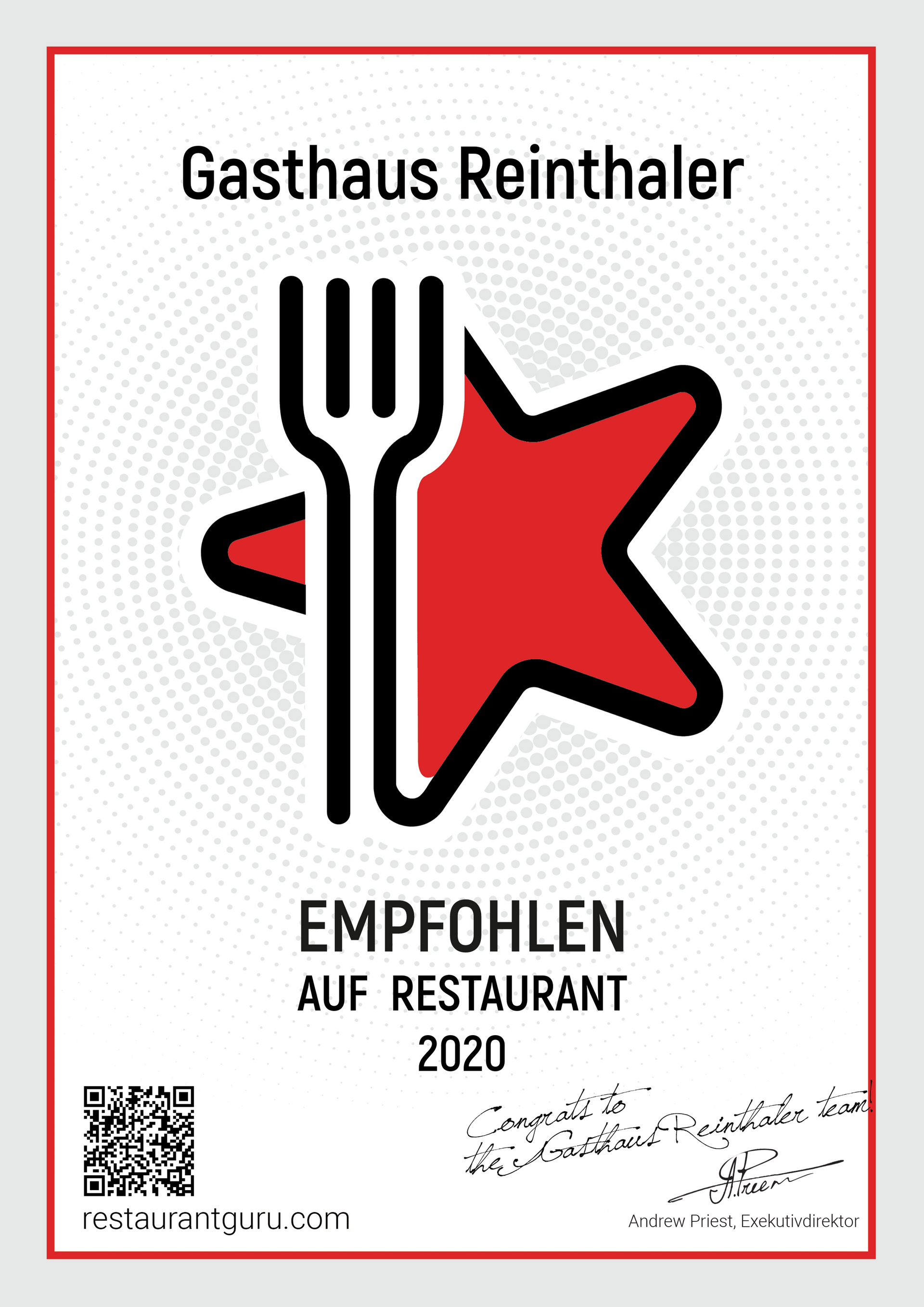 Auszeichnung