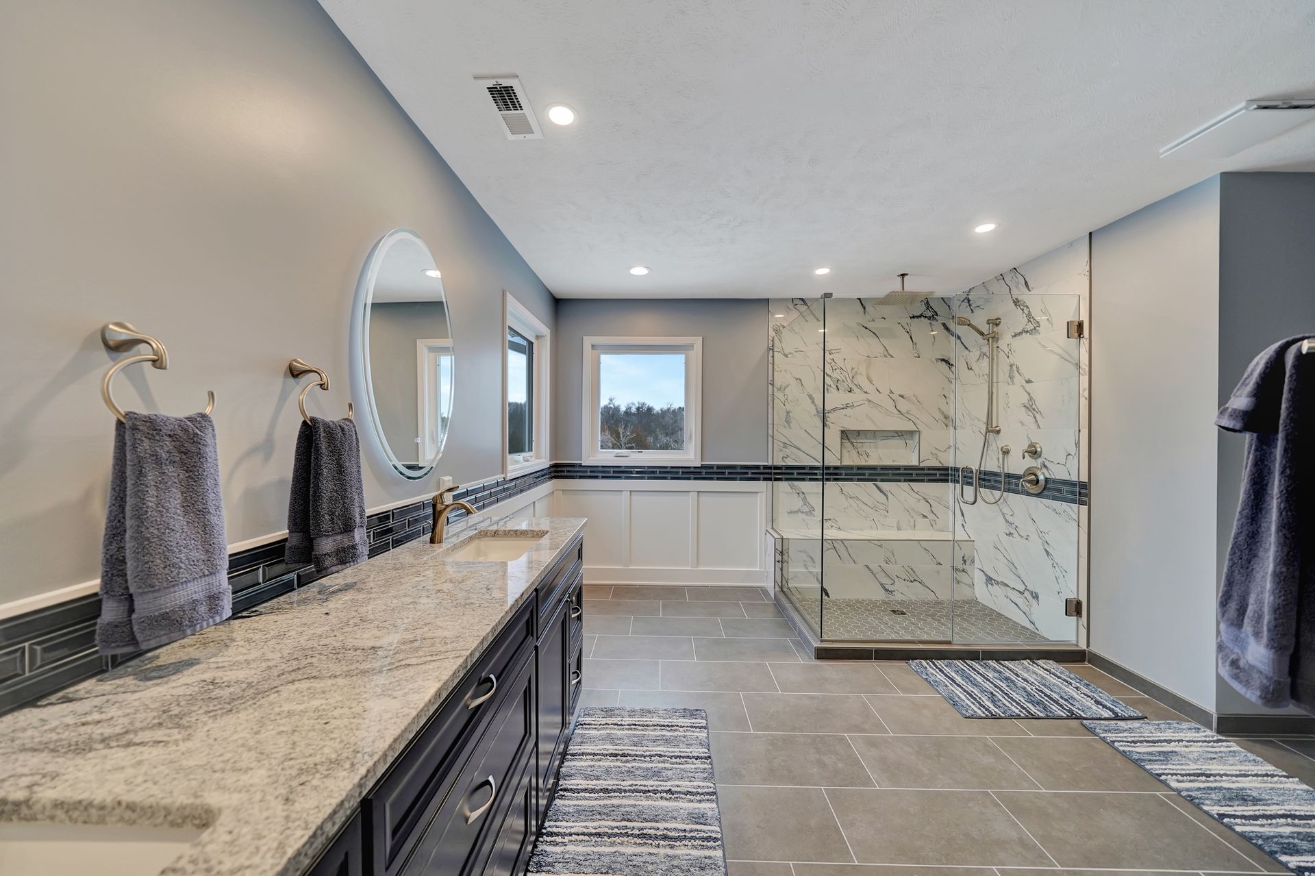 Modern Design Bathroom — Lincoln, NE — SkyLimit Remodeling