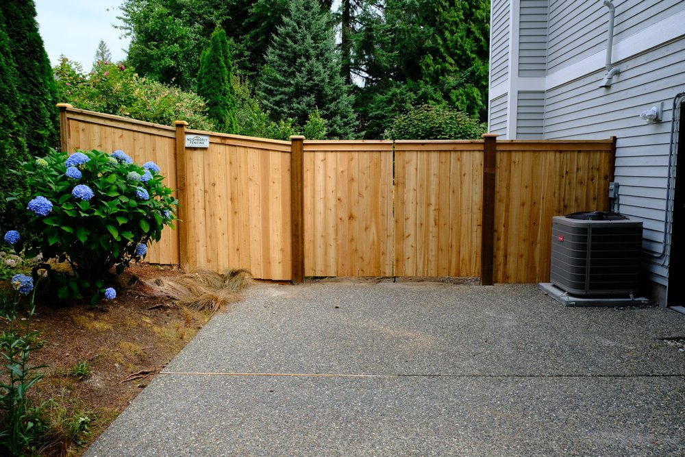 After Fencing Issaquah WA

