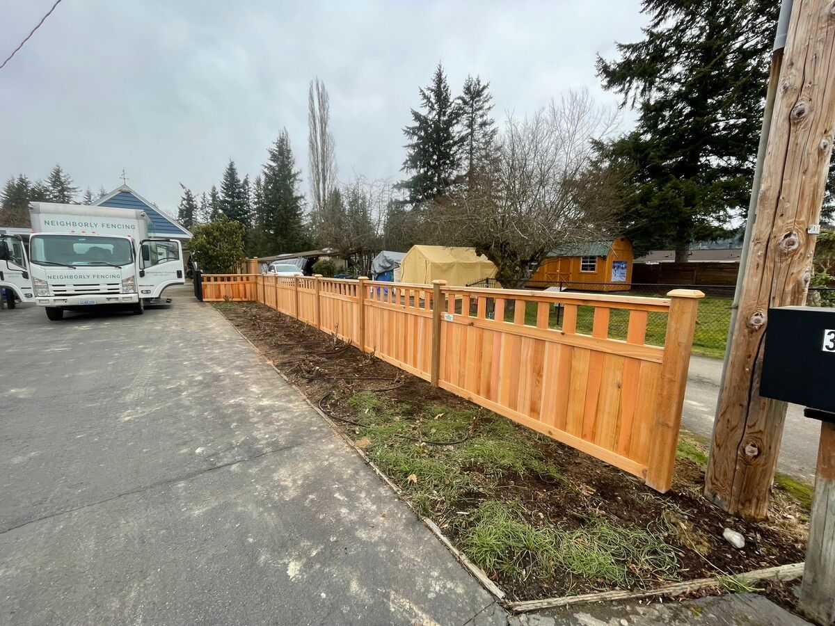 Residential Fence Installation in Kent, WA. Residential Fence Installation in Kent, WA.