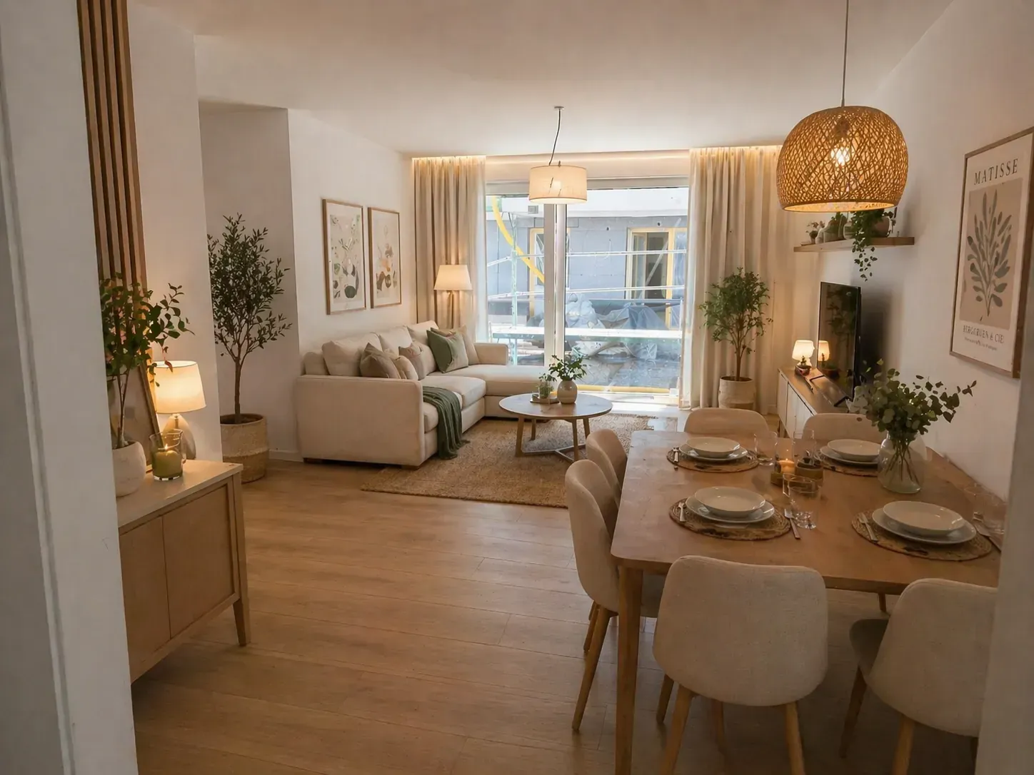 Bauprojekt Oak Garden in Fredersdorf-Vogelsdorf, Doppelhaushälfte Arbeitszimmer