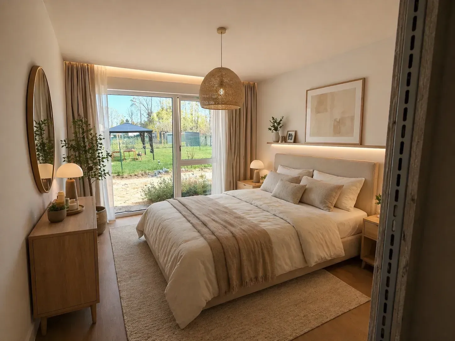 Bauprojekt Oak Garden in Fredersdorf-Vogelsdorf, Doppelhaushälfte Badezimmer