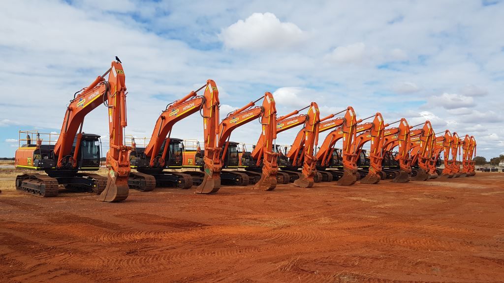 Pipeline construction & plant machinery hire Brisbane