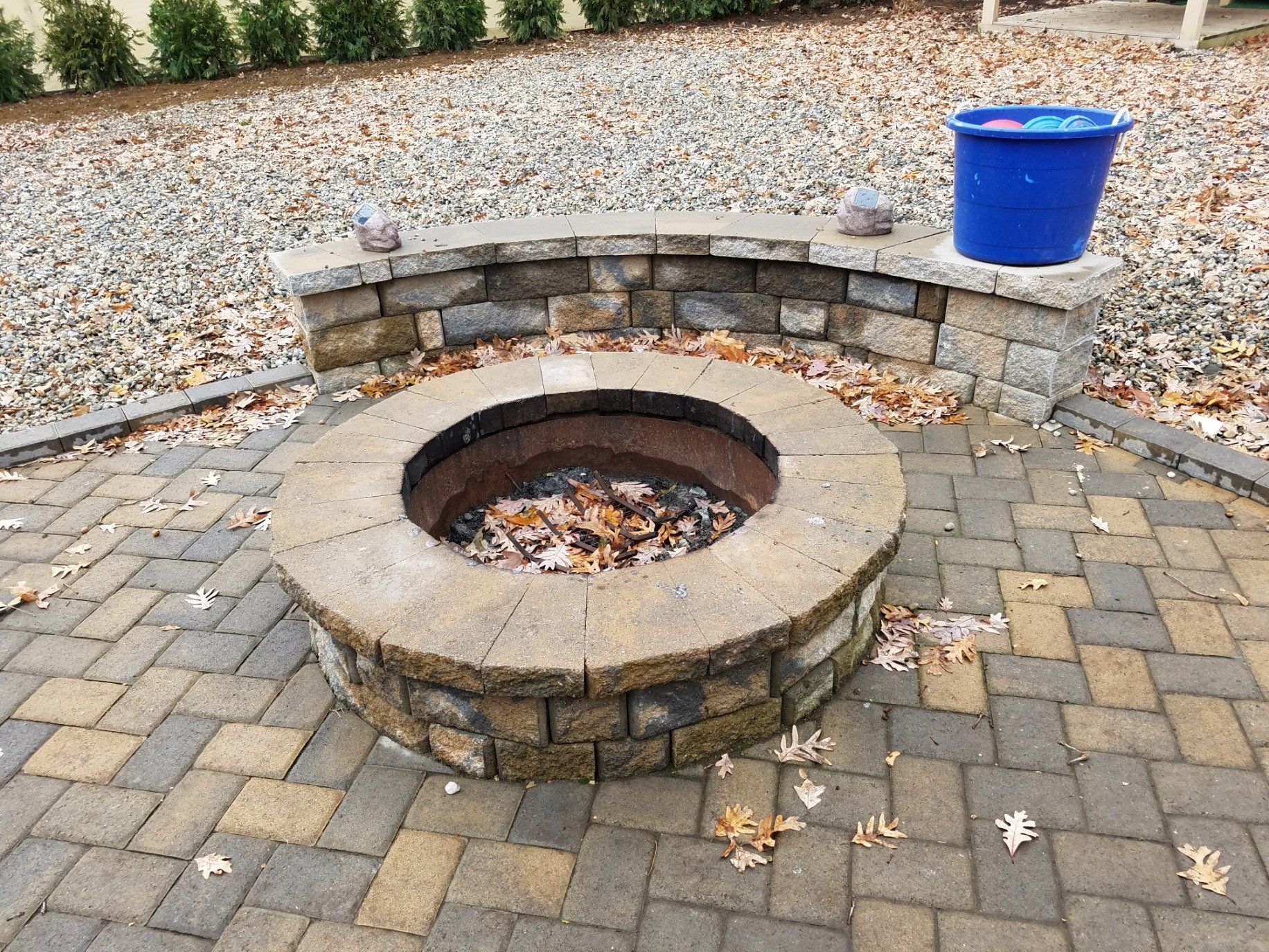 Fire Pit Paver Patio — TM Landscaping LLC