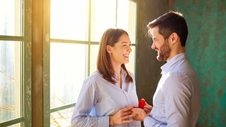 Couple in front of the window — Buford, GA — Center for Marriage Excellence