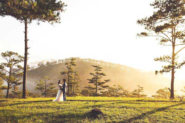Newlywed in the grass — Buford, GA — Center for Marriage Excellence