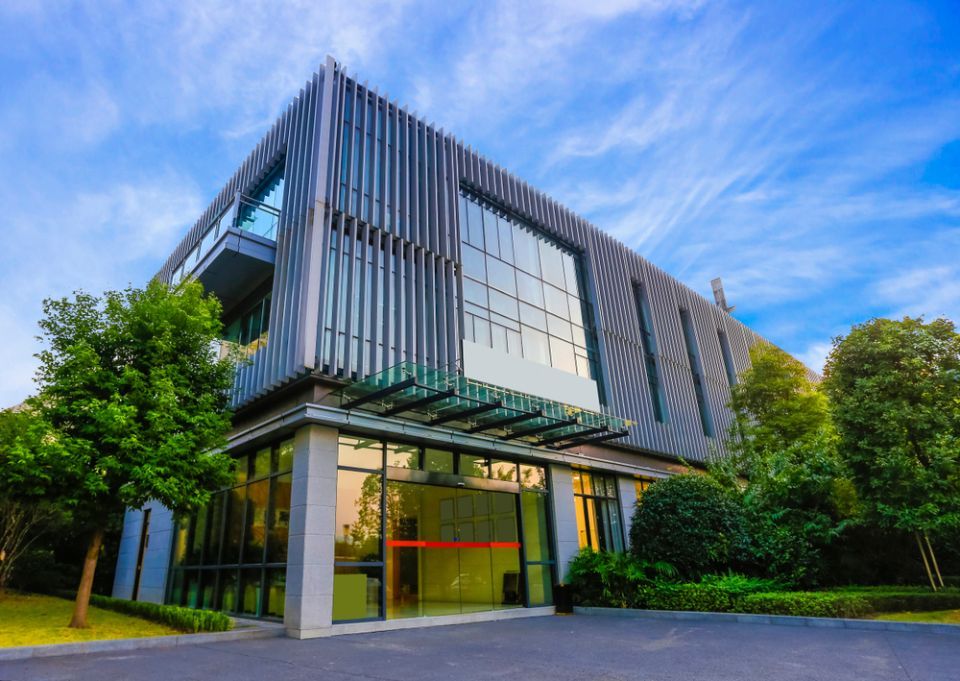 modern office building