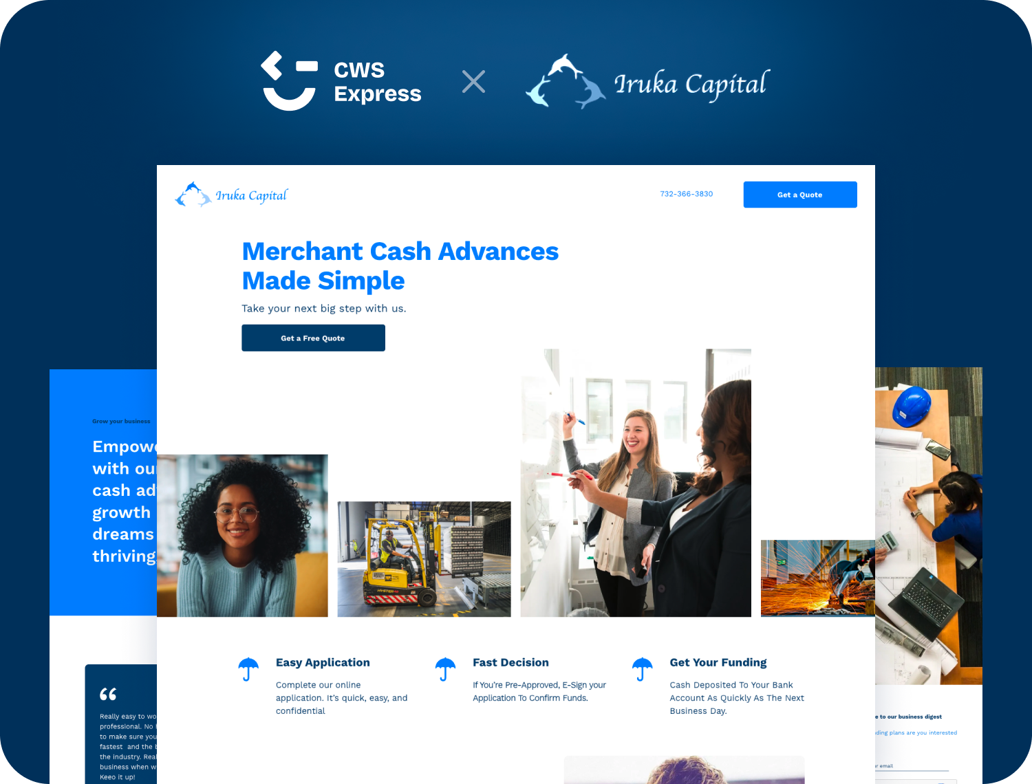 Iruka Capital  project mockup