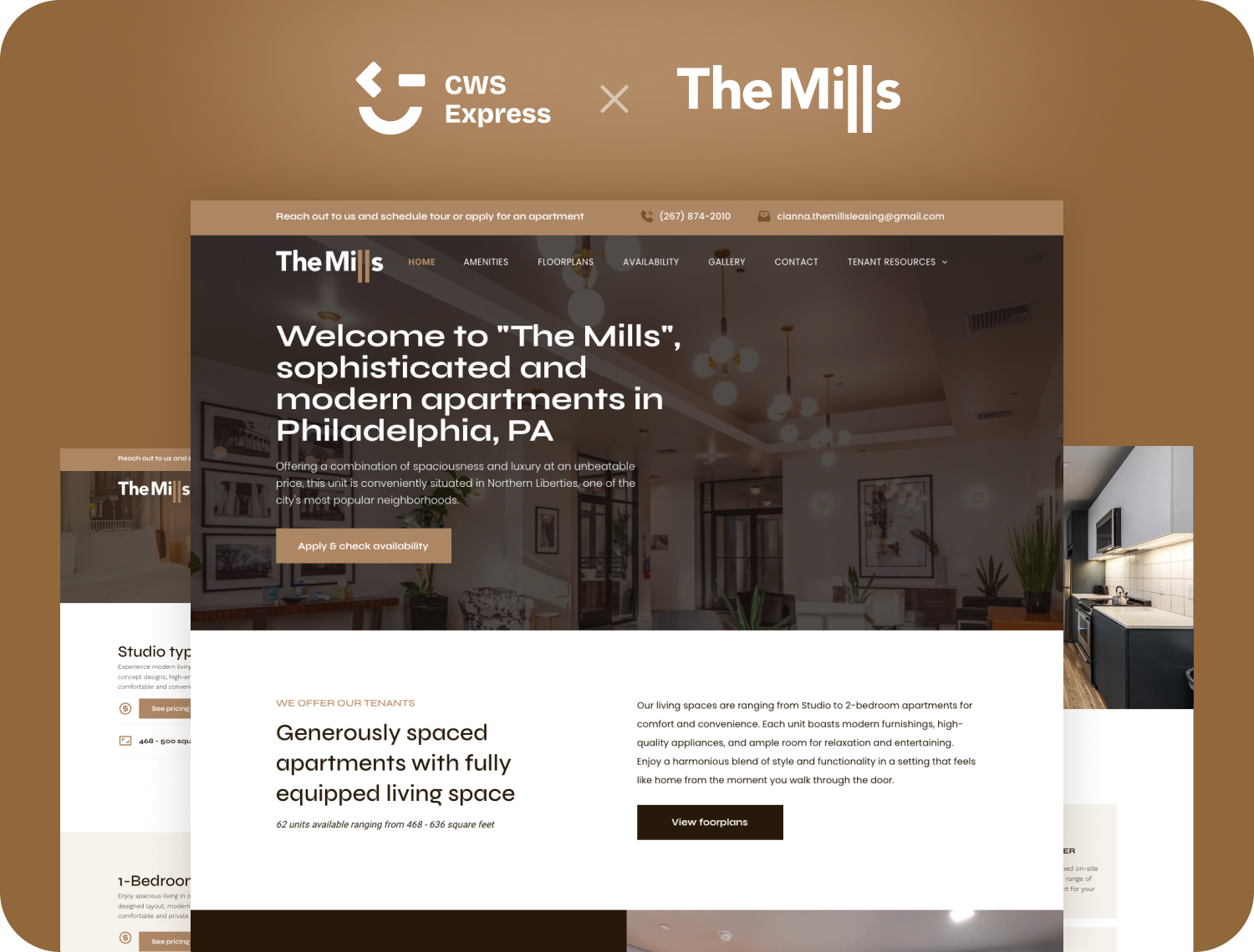 The Mills  project mockup