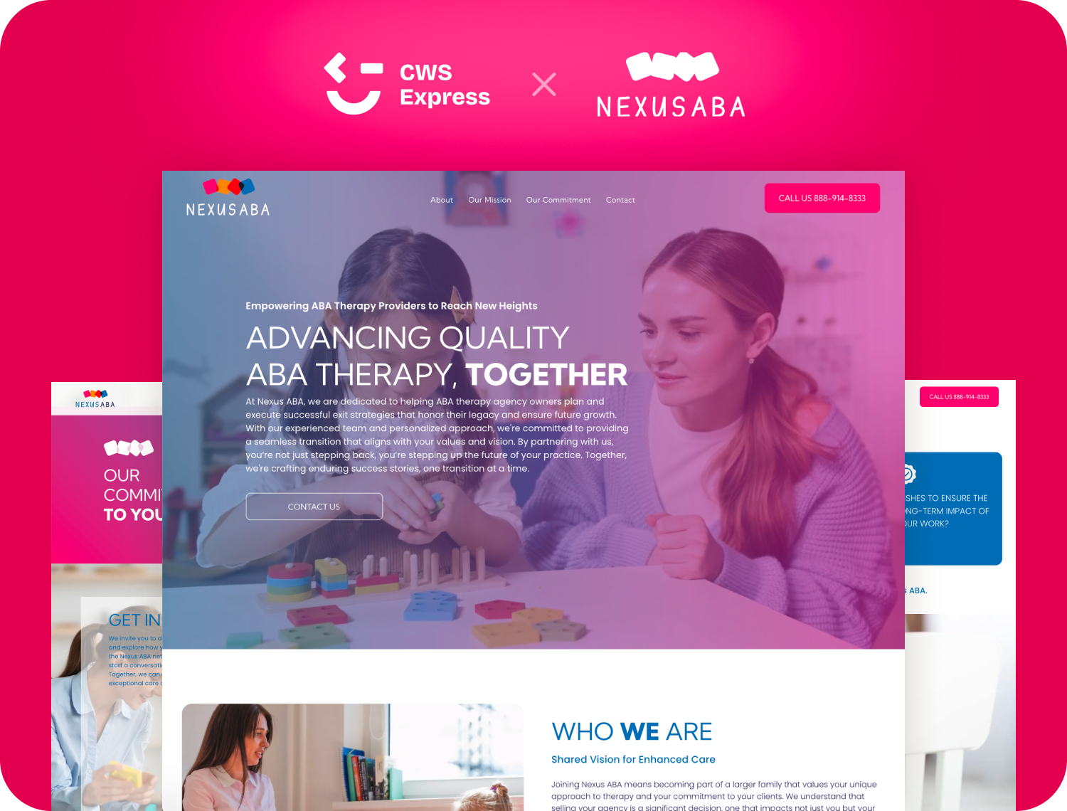 Nexus ABA  project mockup