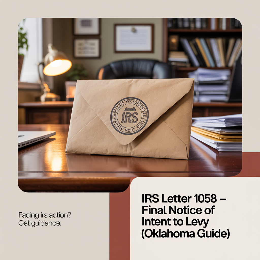 A brown envelope with a stamp that says irs on it