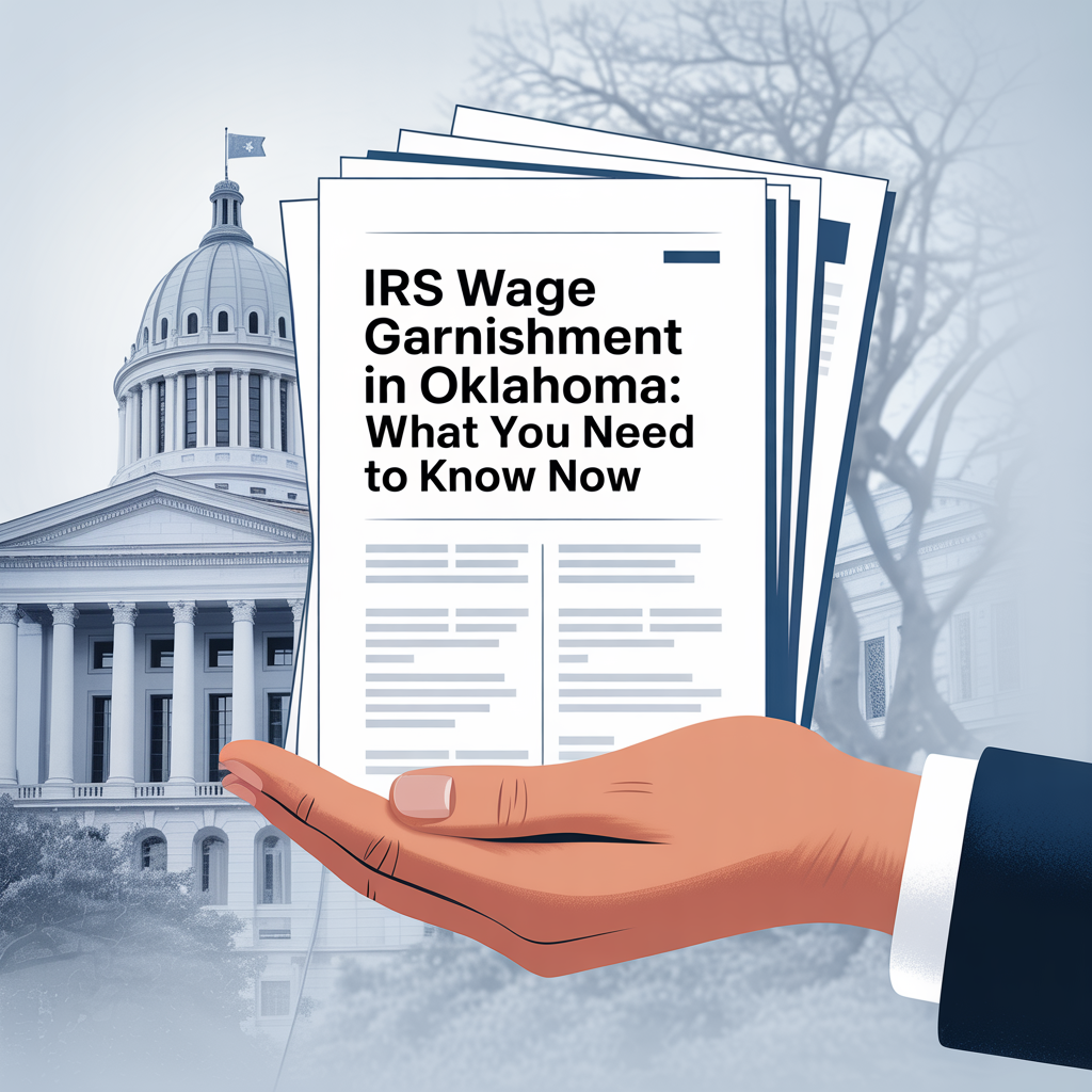 Oklahoma residents: Is the IRS garnishing your paycheck? Learn your rights and how to stop wage garn