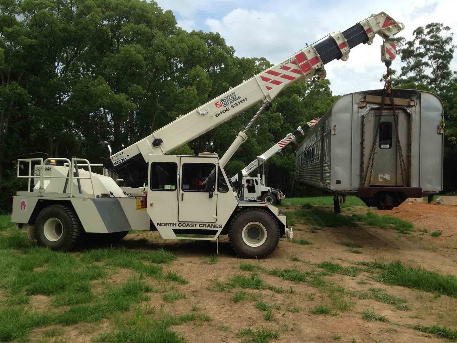 A Crane With The Number 3 On It — North Coast Cranes In Armidale, NSW