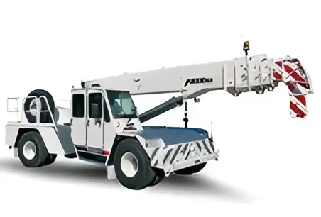 A White Truck with A Crane Attached to It on A White Background — North Coast Cranes In Coffs Harbour, NSW