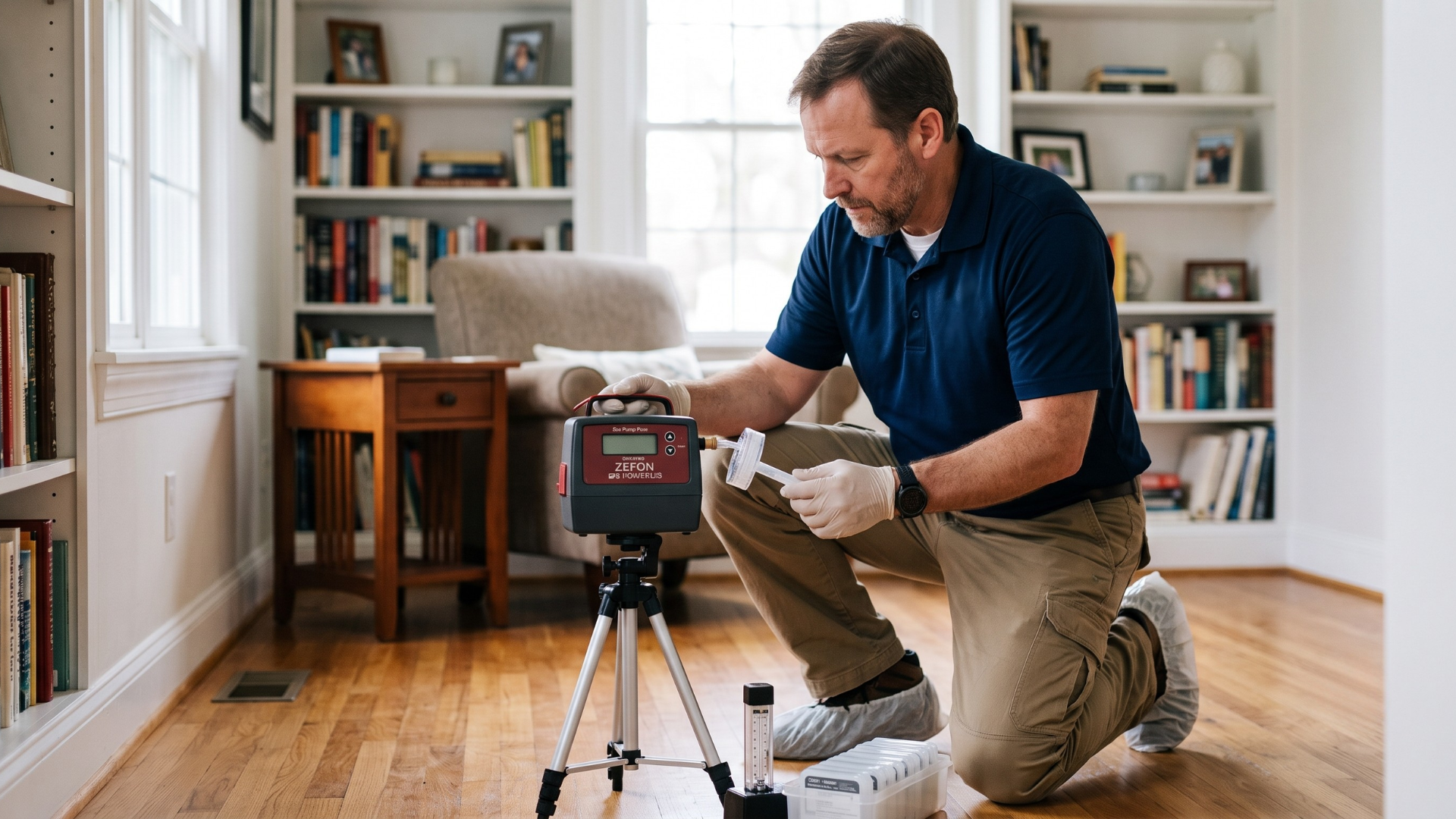 Professional mold testing to improve indoor air quality