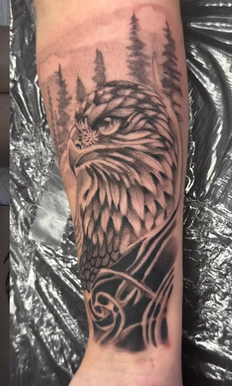 American Eagle Tattoo | tattoos by rachel | body art by rachel | portland, OR |