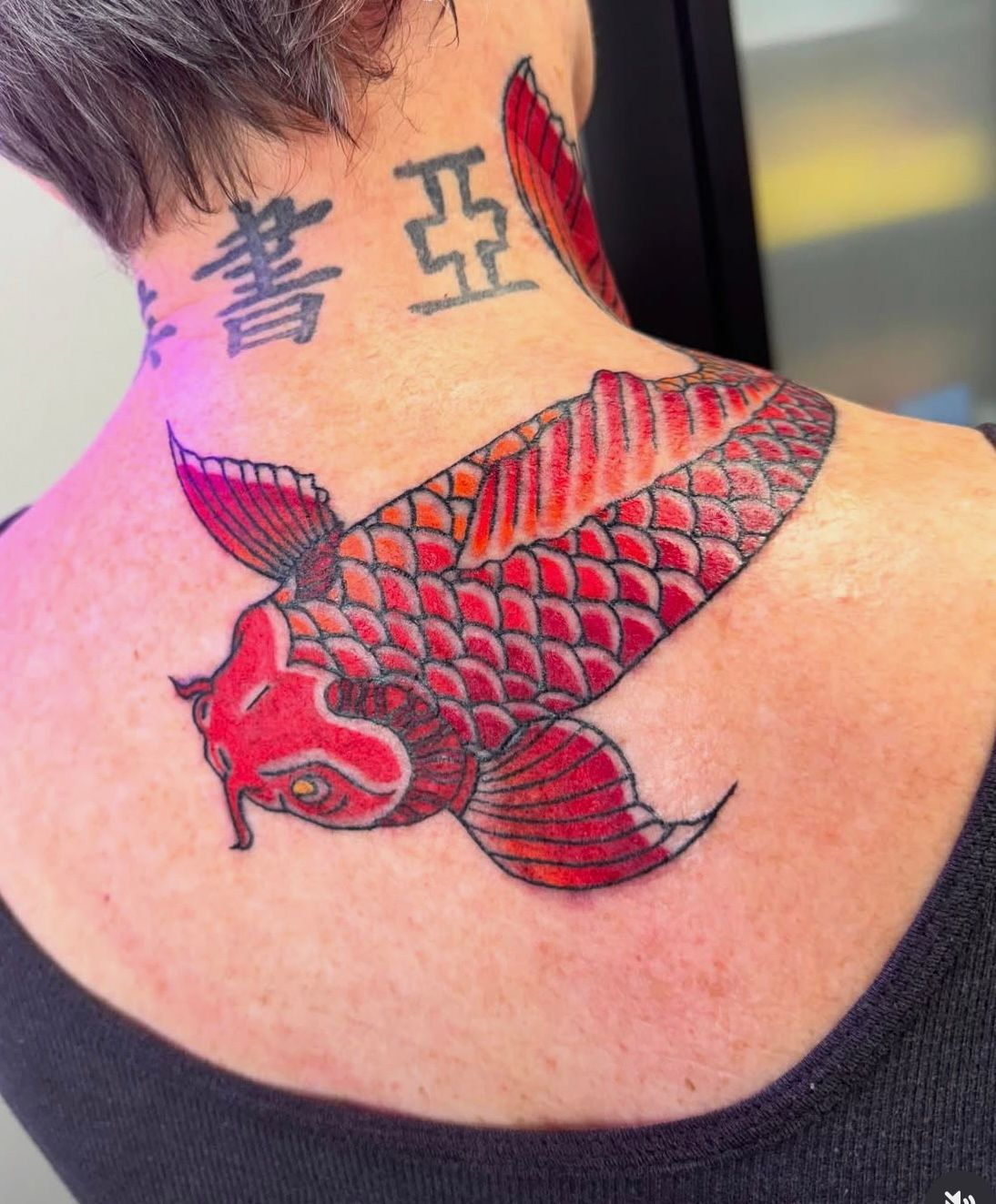 Koi Fish Tattoo | tattoos by rachel | body art by rachel | portland, OR |