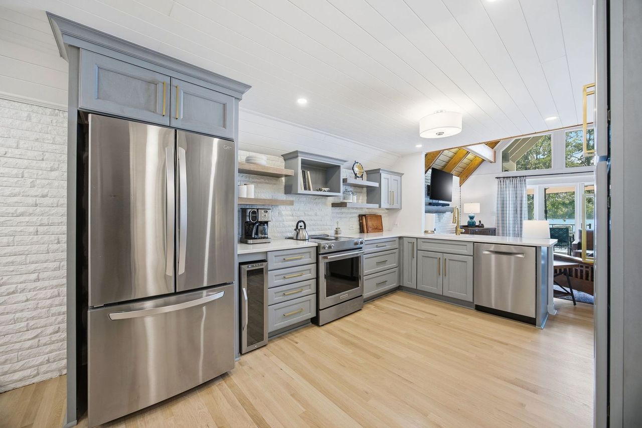 Transitional Farmhouse Kitchen Remodel by Porter & Cress Builders project photo