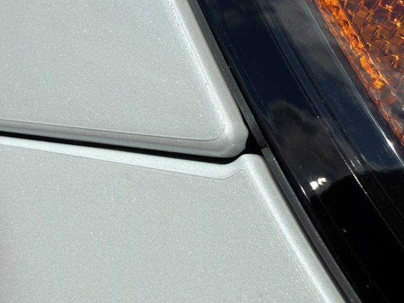 Close up of Llumar Platinum paint protection film installed on 2026 Toyota Camry