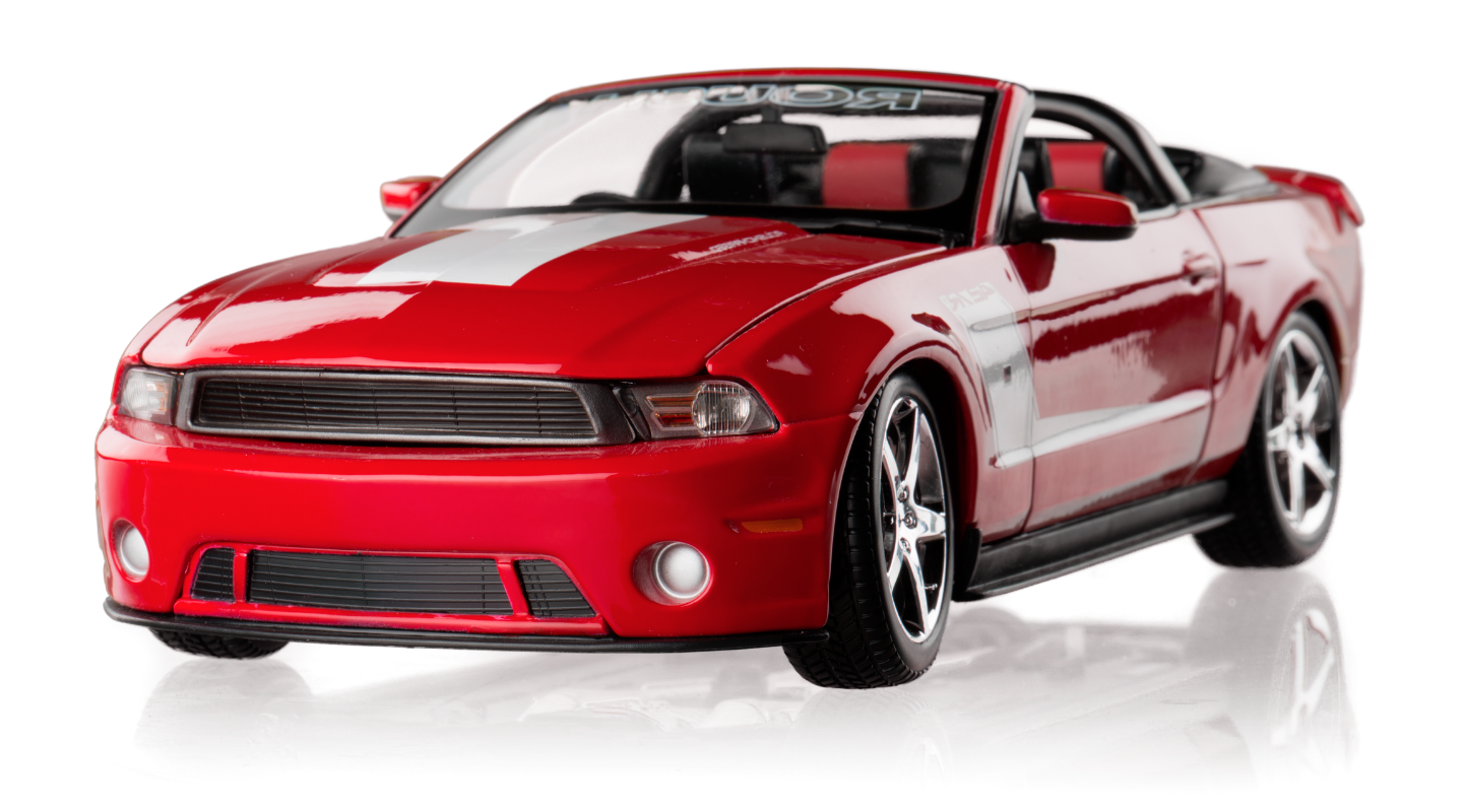 Red Mustang paint protected with LLumar PPF in Fairfield, OH