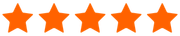 Five star review rating