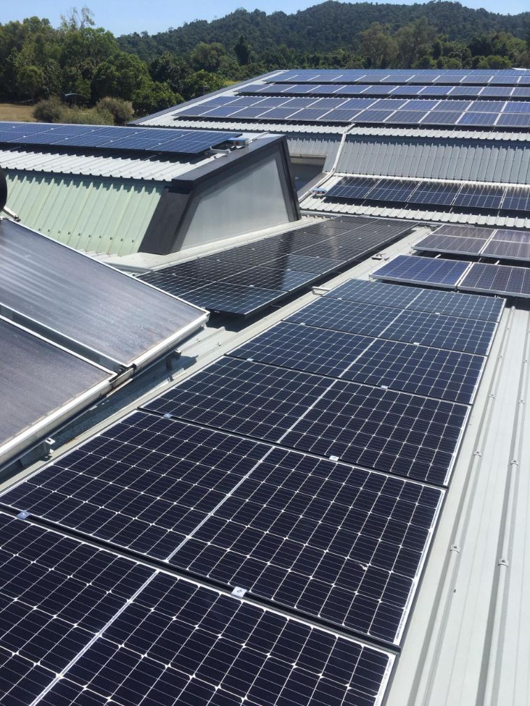 Solar Panels In CCRC Mission Beach Aquatic — Mission Solar And Electrical In Mission Beach, QLD