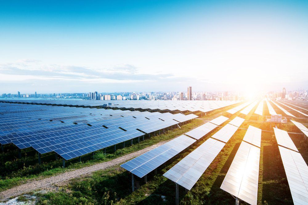 Solar Panels With The Sunny Sky — Mission Solar And Electrical In Mission Beach, QLD