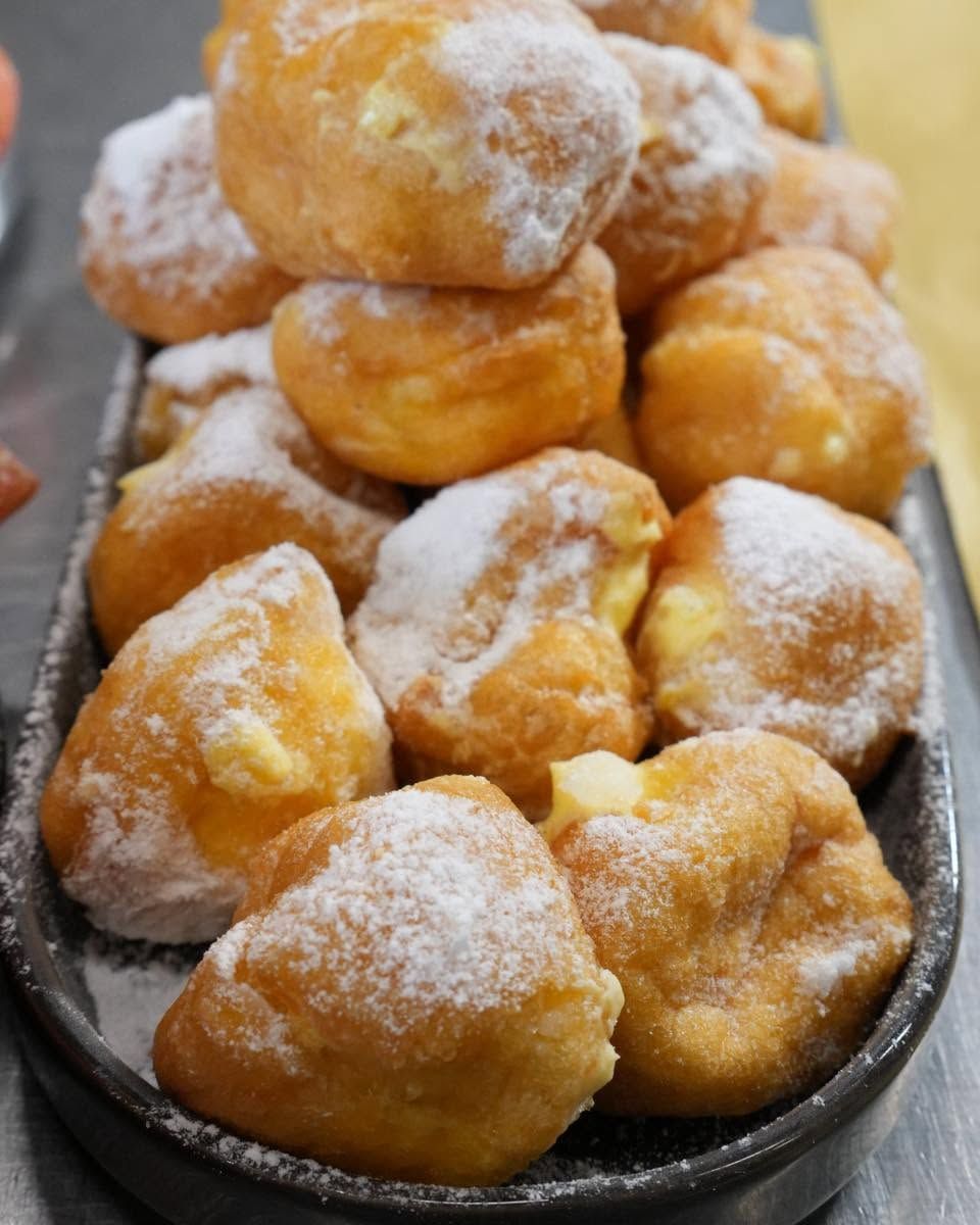 bignè con la crema