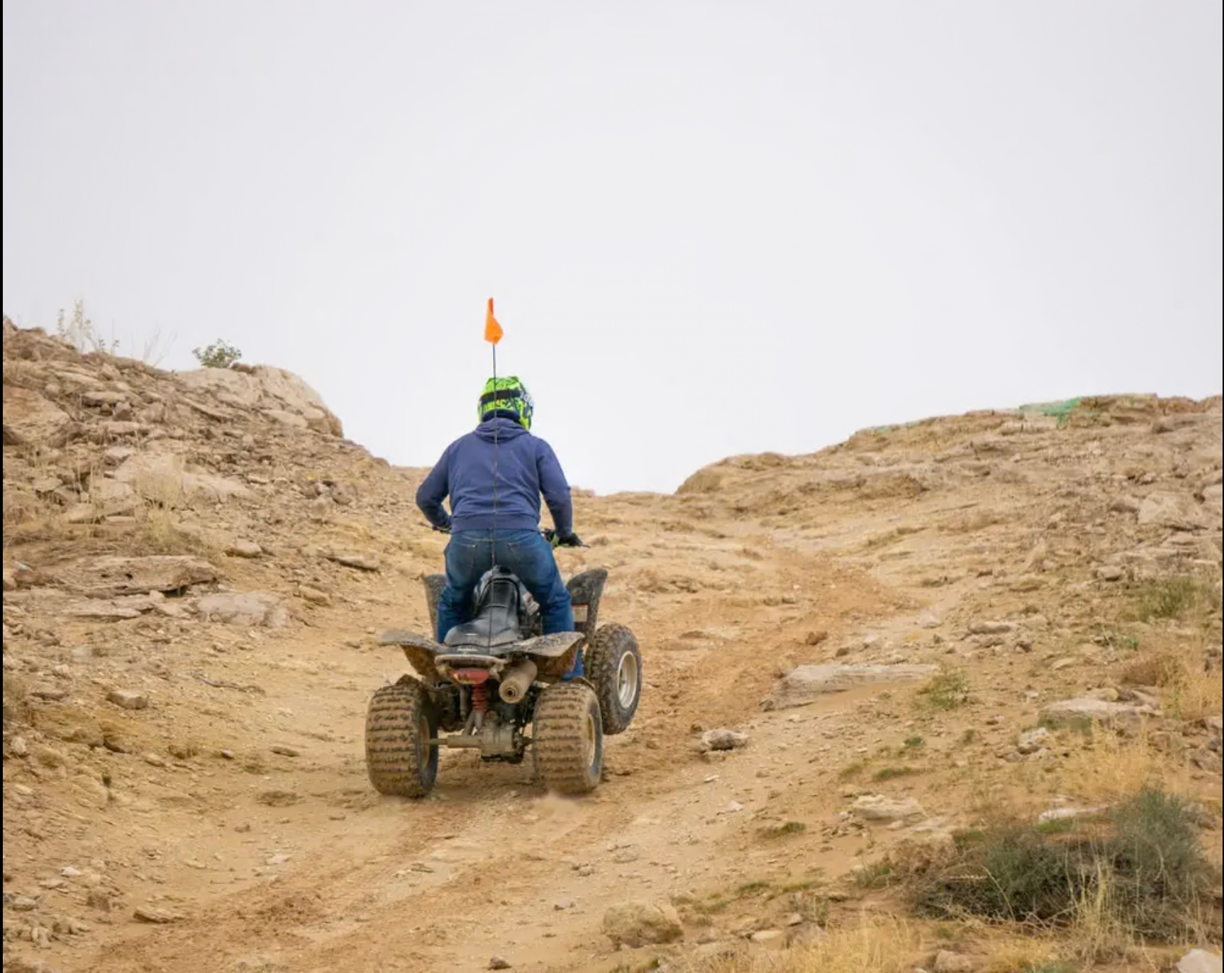 Nevada Desert ATV Experience with panoramic desert views