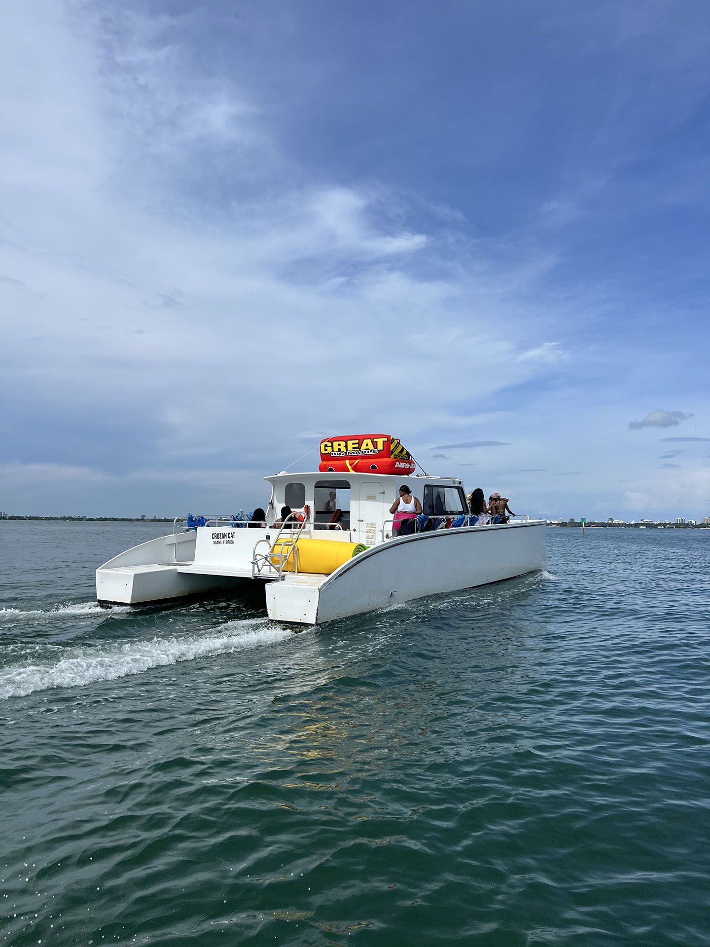 Biscayne Bay boat tour with Jet Skis and downtown views