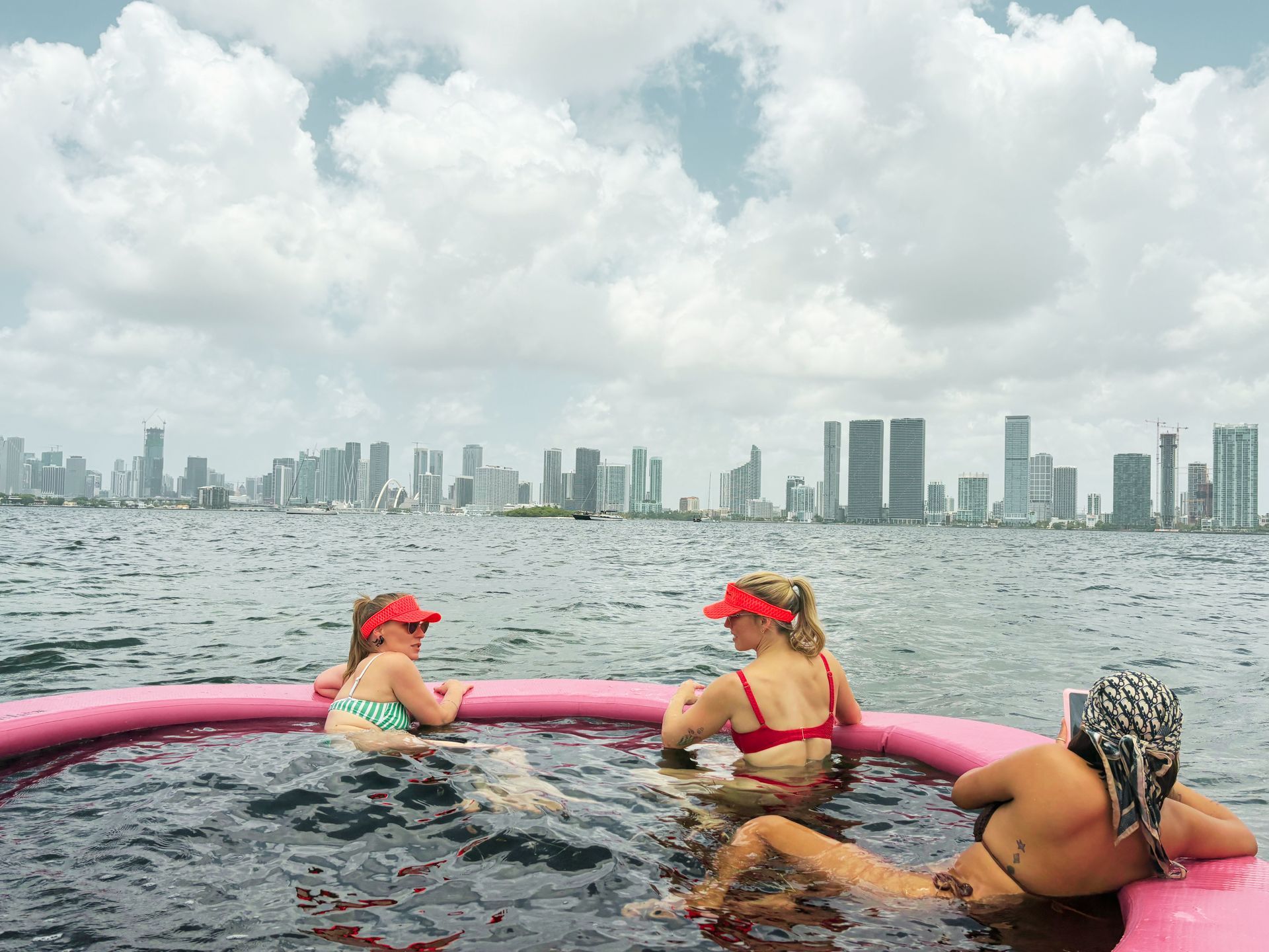 Floating water activities during the Ultimate Water Experience