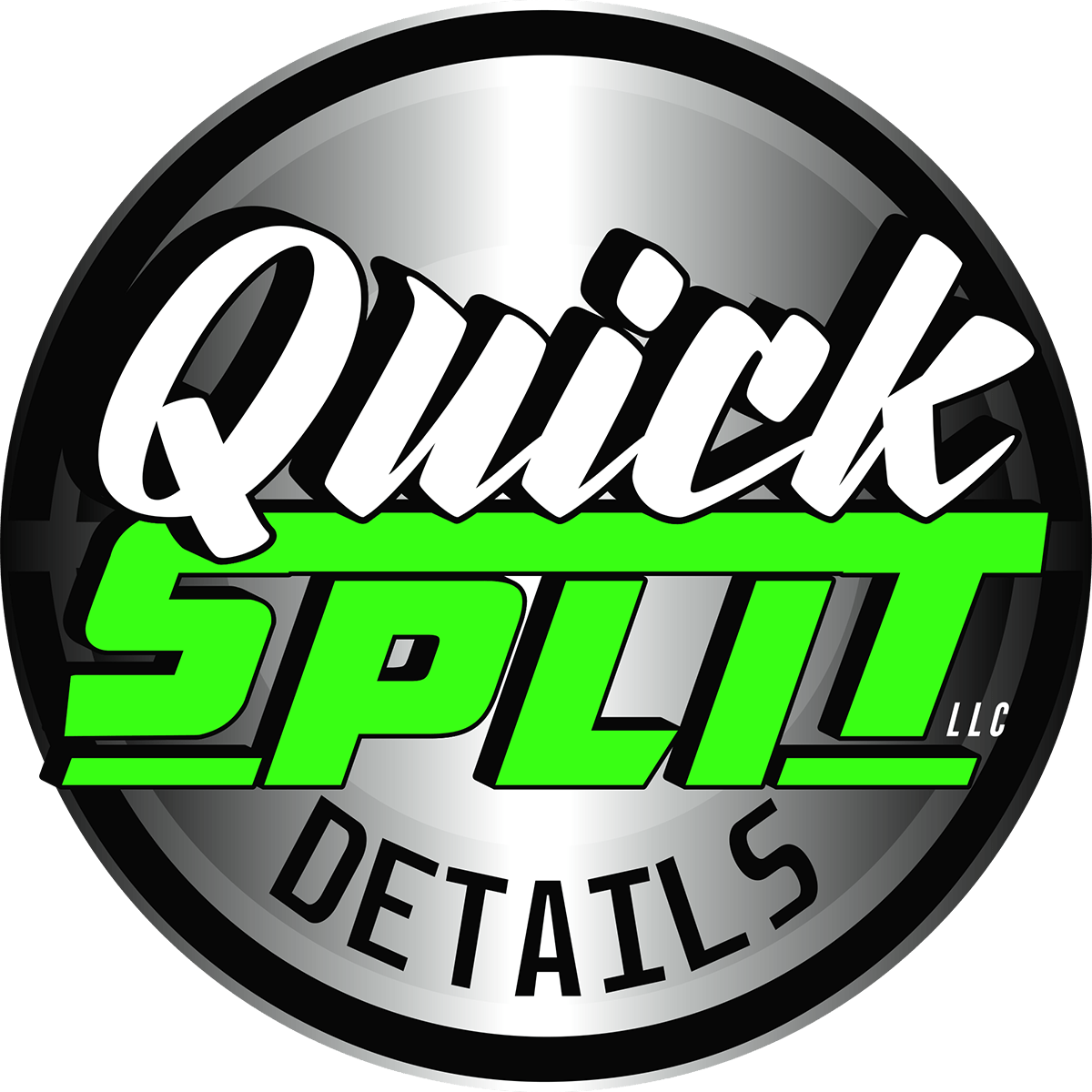Logo for Quick Split Details: Text 