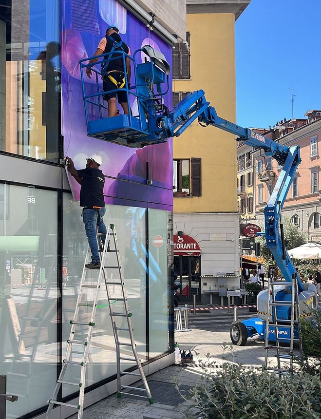 progettazione creativa di adesivi