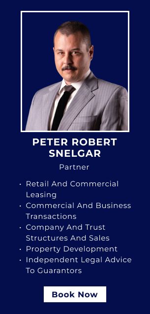 Retail & commercial leasing, business transactions, company & trust sales, property development, guarantor advice
