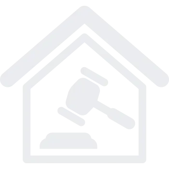Icon of a house with a gavel representing Disputes