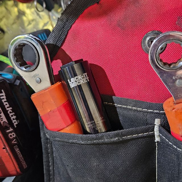 The Lock-It Socket is a timesaving addition to any lineman's toolbelt.