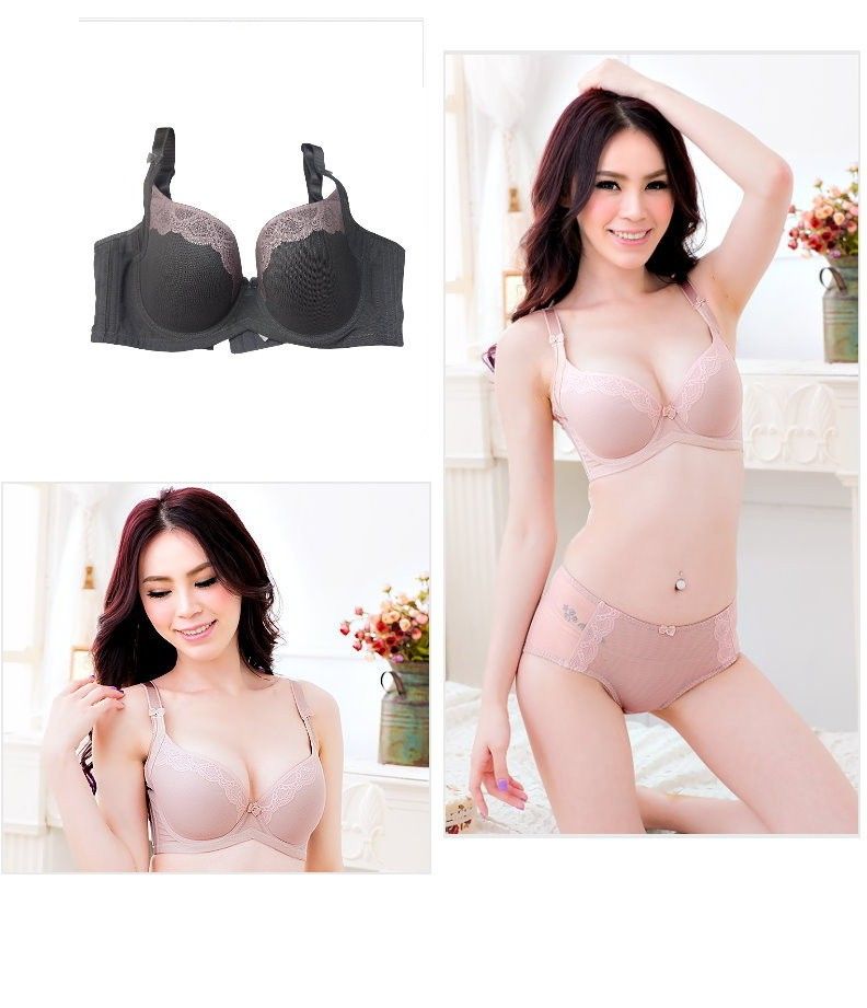 大罩杯無痕收副乳機能內衣｜超薄集中透氣調整型 (台灣製) 【小百合】1951