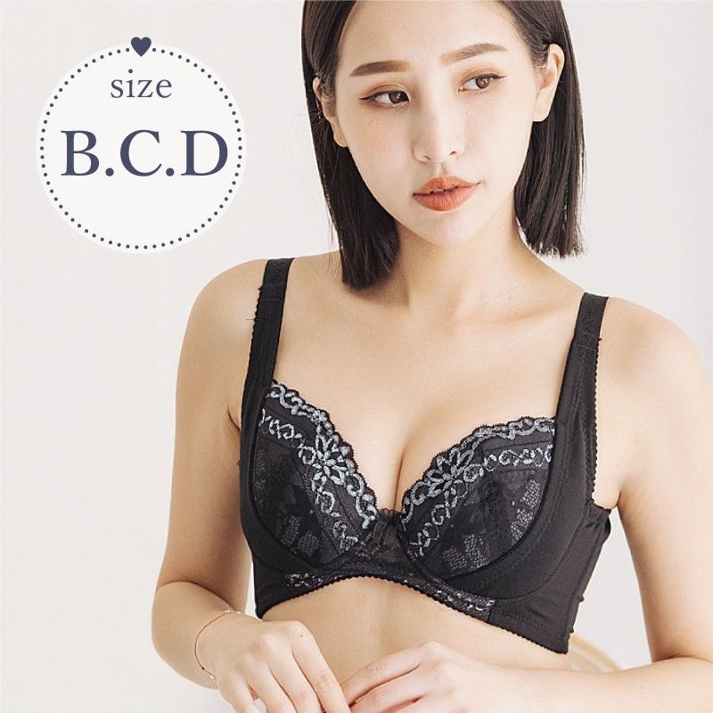 迷月光外月牙側推調整內衣｜B-D罩杯 二段式美背減壓 (台灣製) 【小百合美學】82365